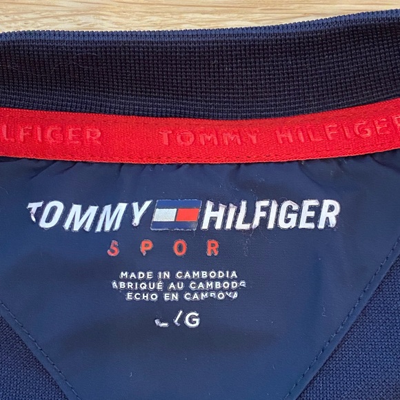 TOMMY HILFIGER Mens Andrew Crew Navy Sweatshirt / Size S - Picture 5 of 10